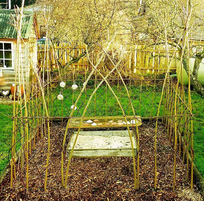 Willow Garden Obelisk Willow Garden