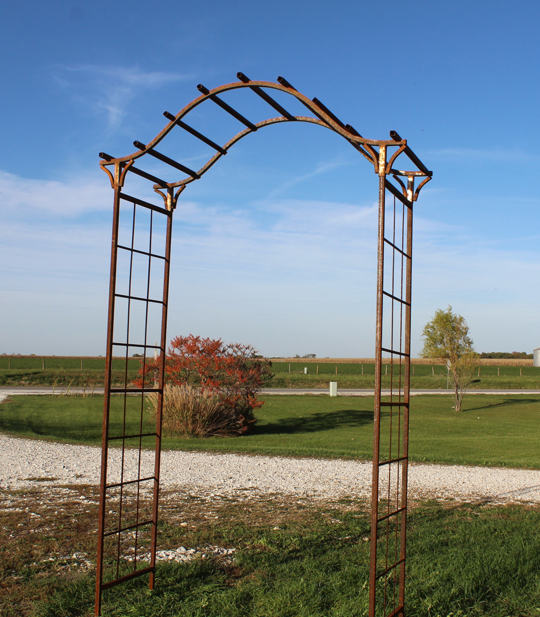Metal Garden Arch Trellis Outdoor Decorations