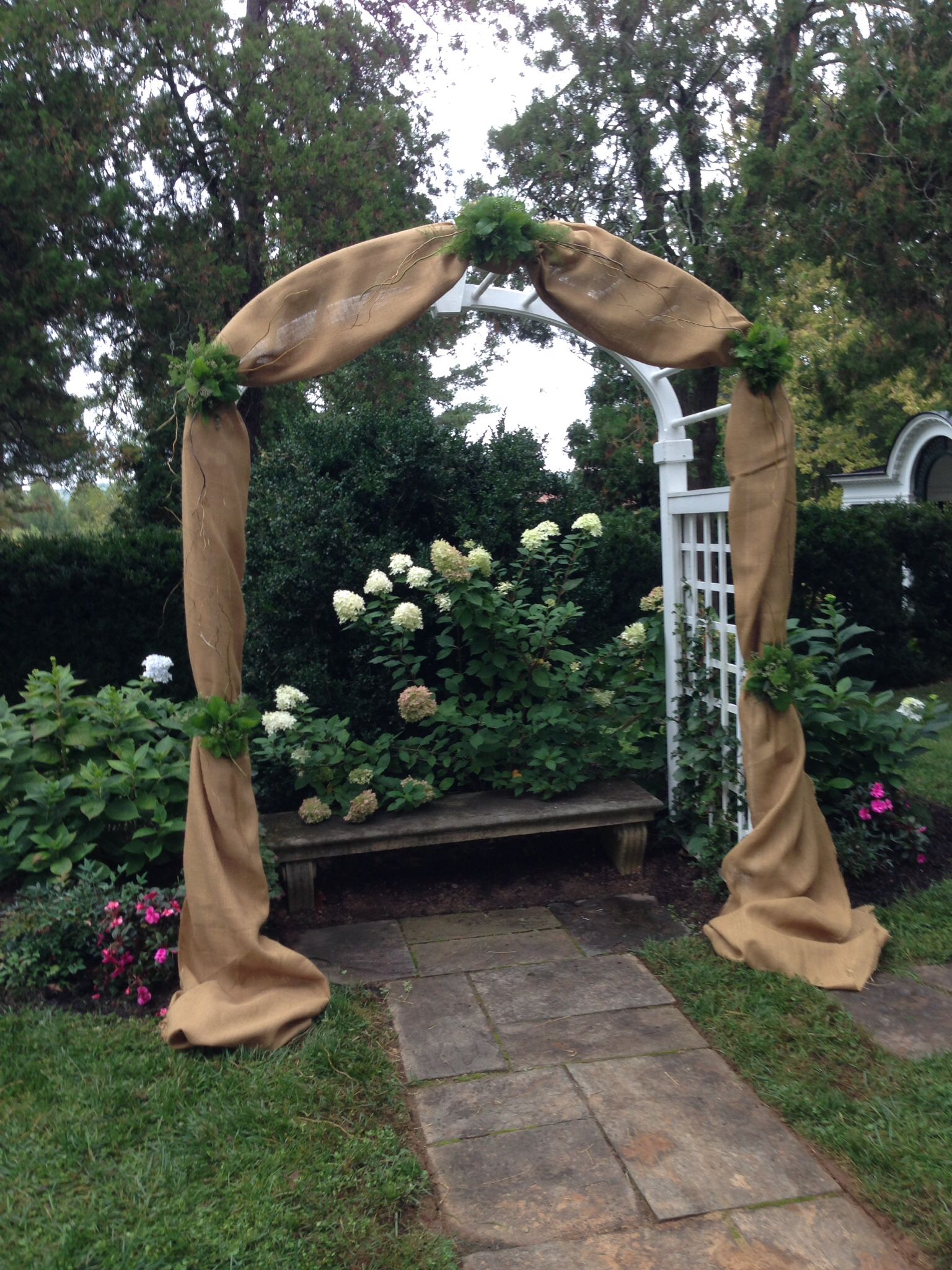 Rose Arch Trellice Side Panels Rustic