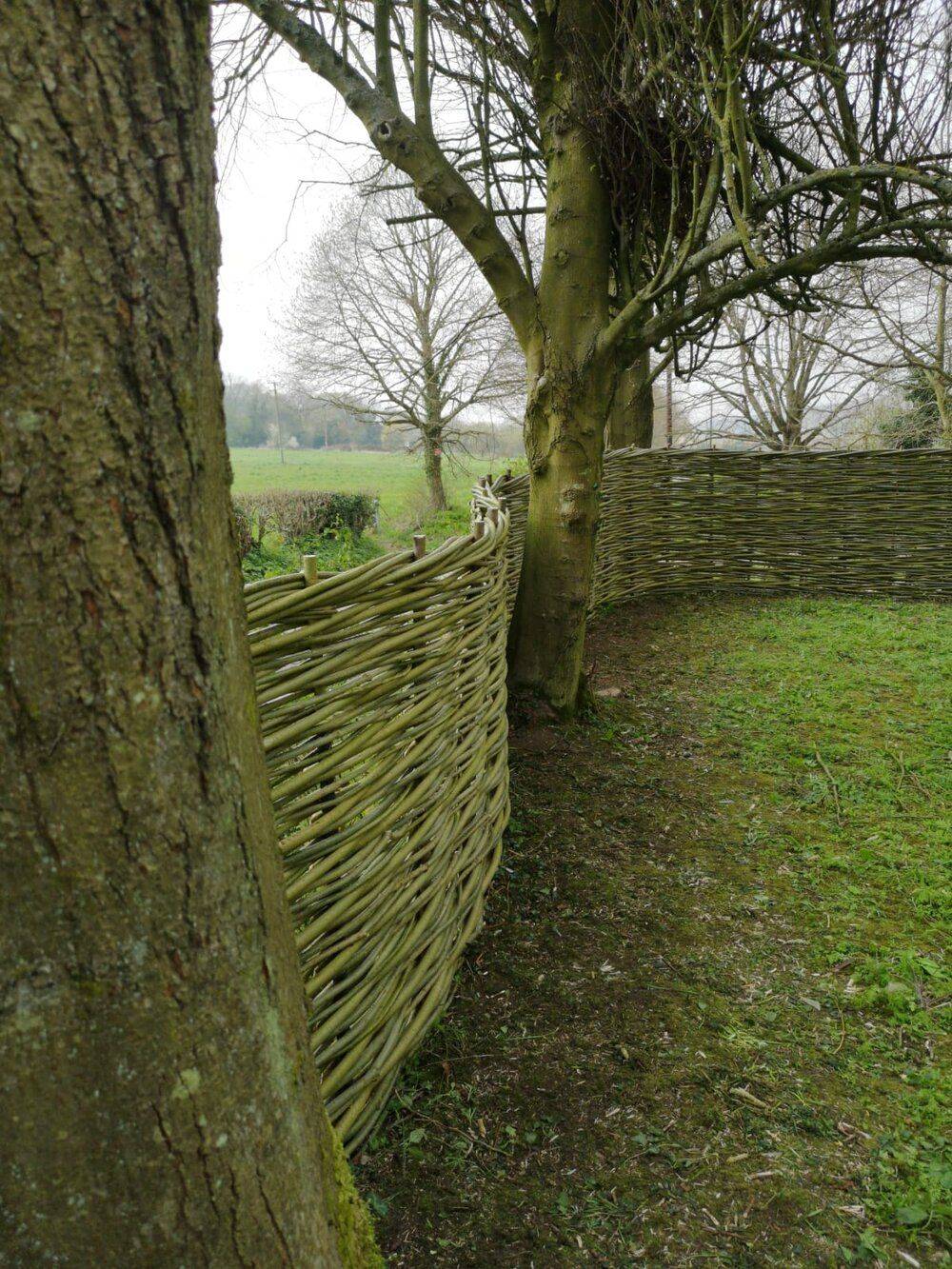 24 Woven Willow Garden Fencing Ideas To Consider SharonSable