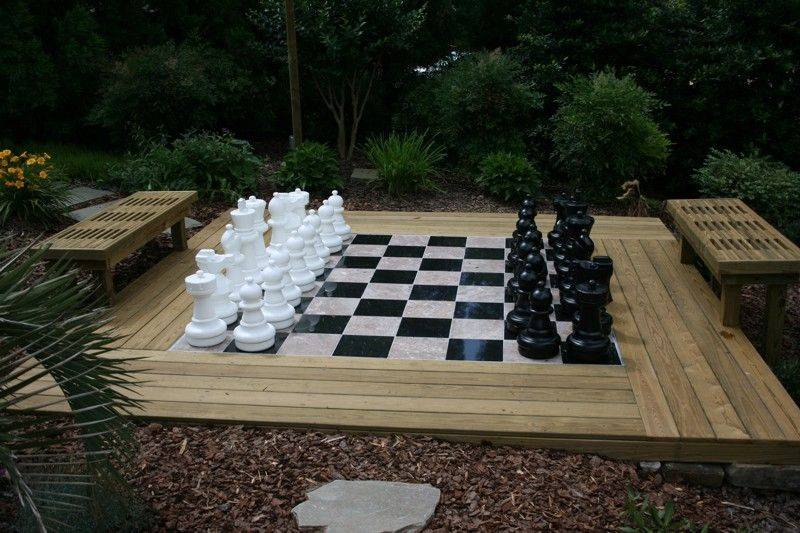 Outdoor Chess Board Backyard Patio Ideas Pictureperfect Design