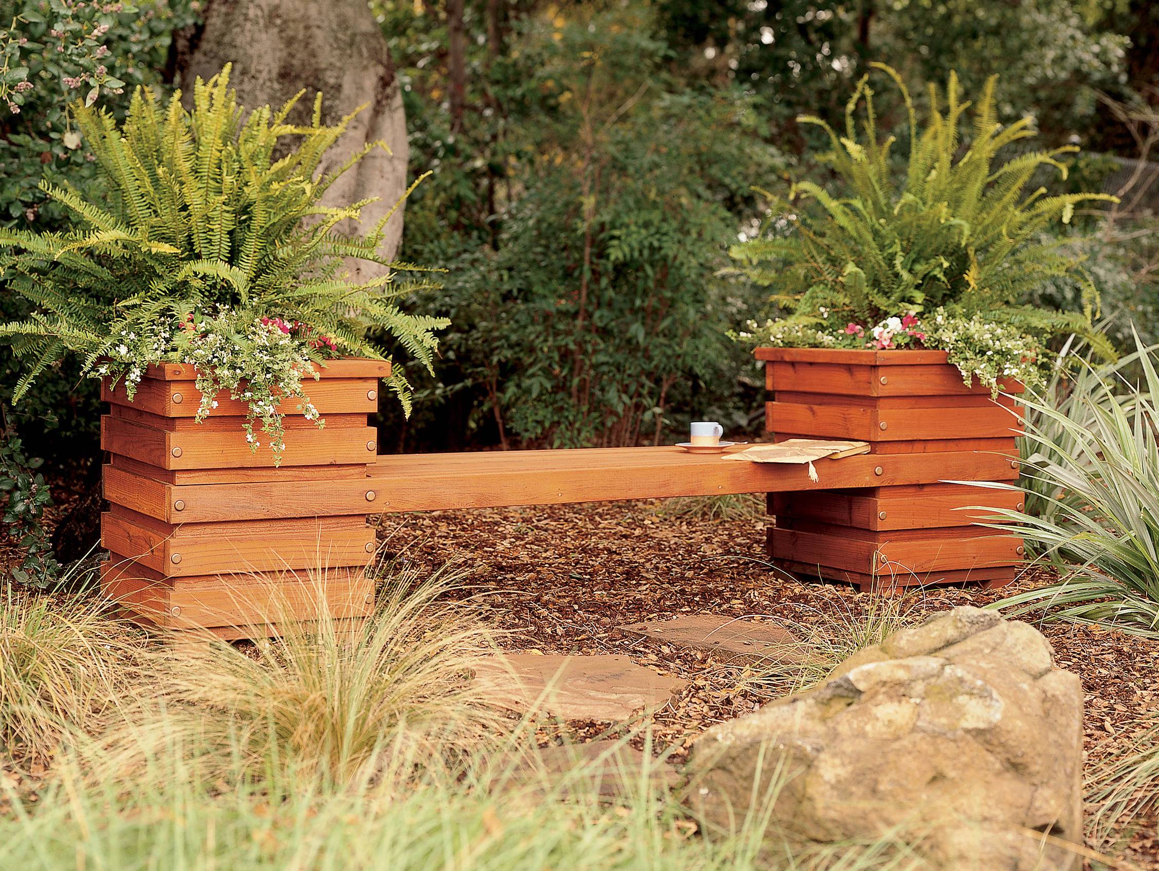 Your Own Shady Arbor Bench Sunset Magazine