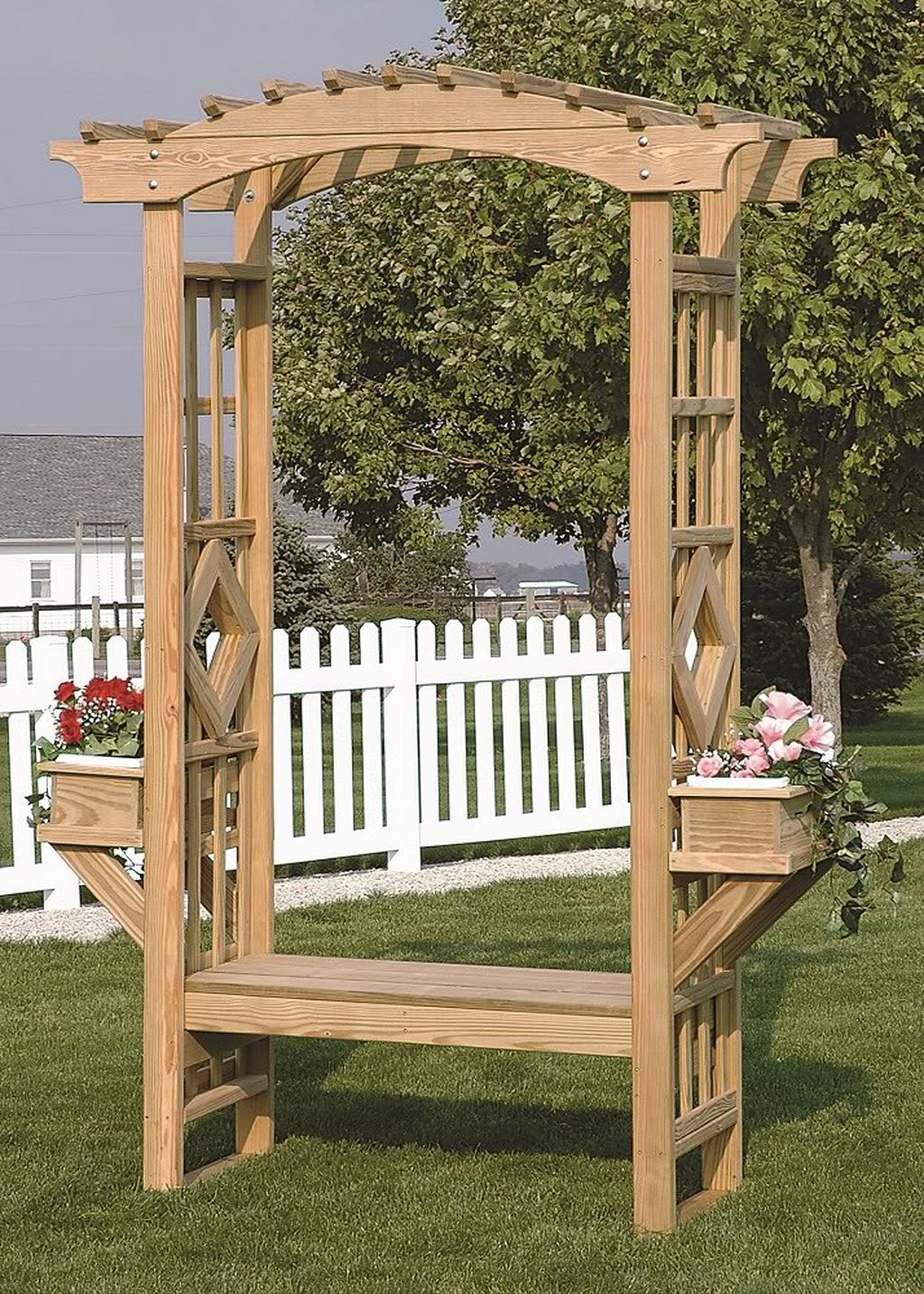 Garden Arbor Bench Design Ideas