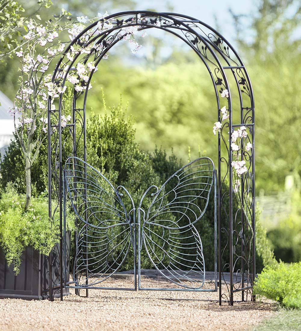 Wedding Arbor Ivy Trellis Rose Garden Arch Metal Ft Patio Deck