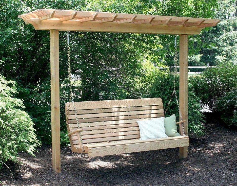 Treated Pine Greenfield Arbor And Swing Set Arbor Swing Porch Swing