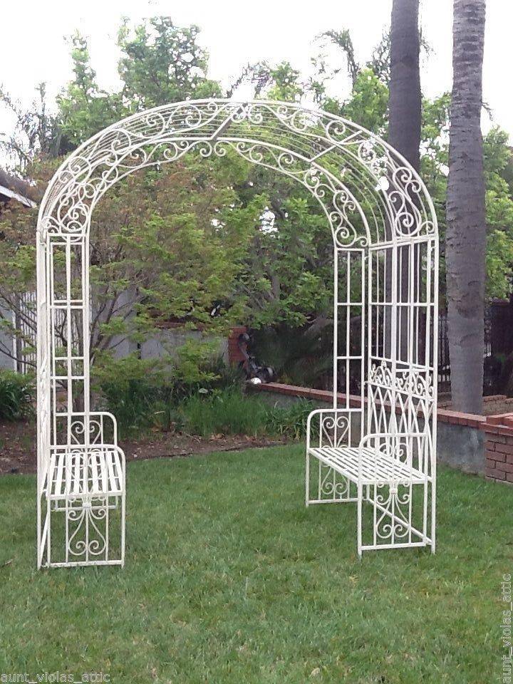 Classic Bench Wooden Lattice Garden Structures