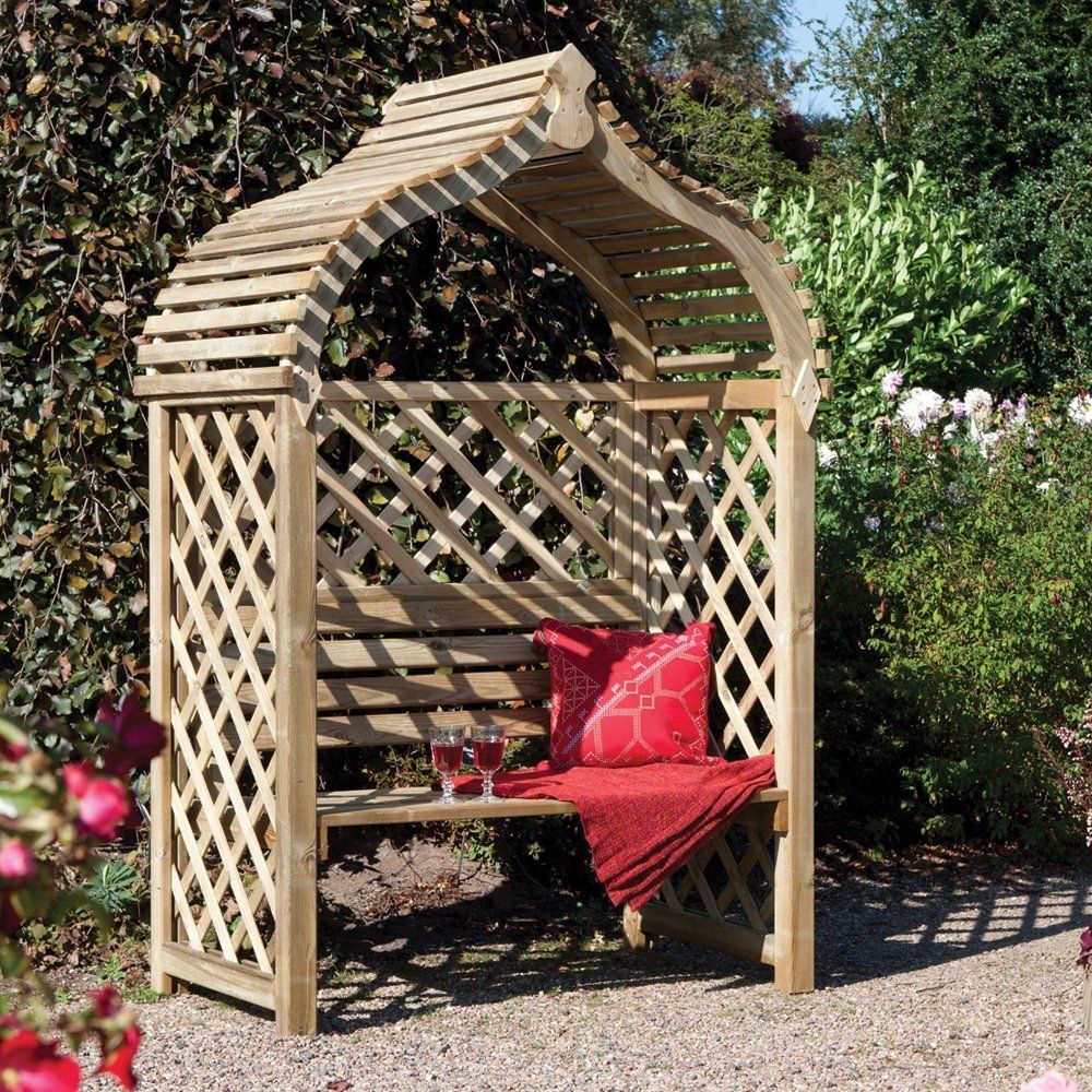 Double Bench Iron Arbor White Other Colors