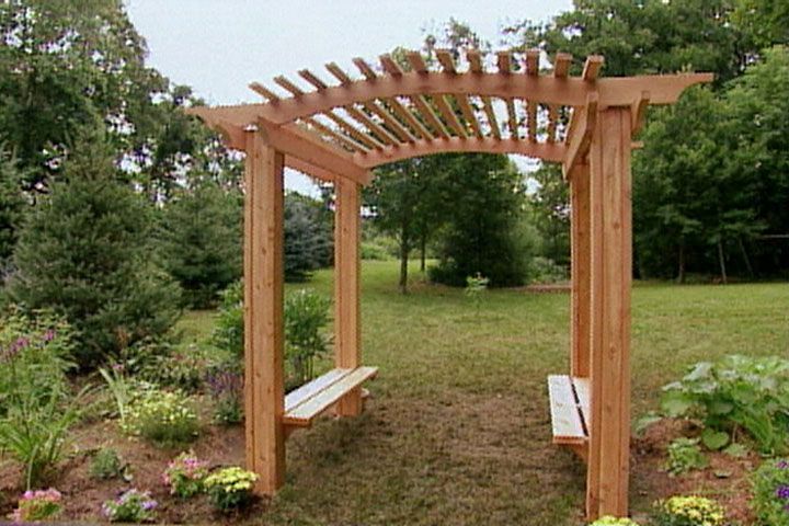 Bench Outdoor Garden Arch
