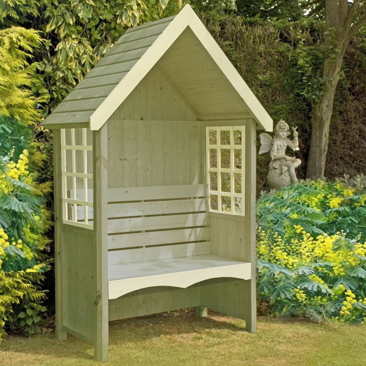 Garden Arbor Bench Design Ideas