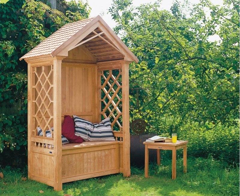 Garden Arbor Bench Design Ideas