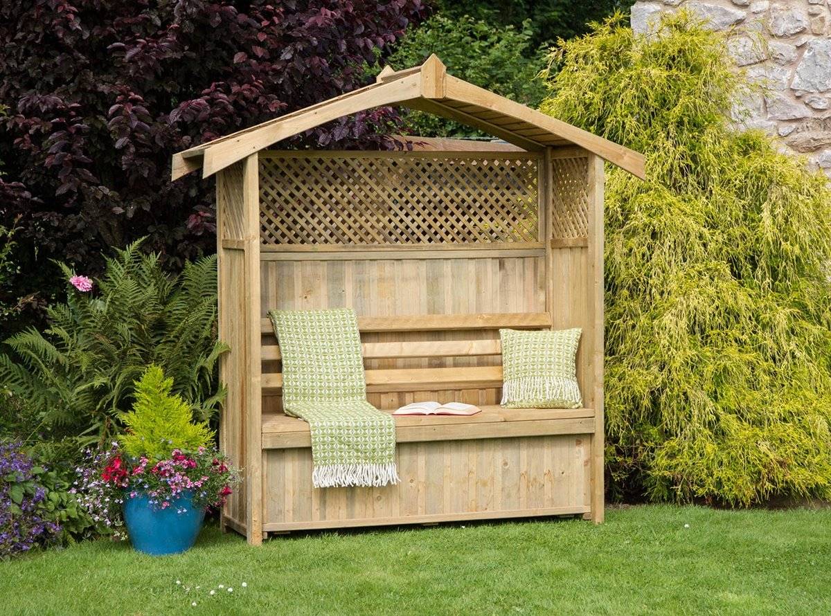 Garden Arbor Bench Design Ideas