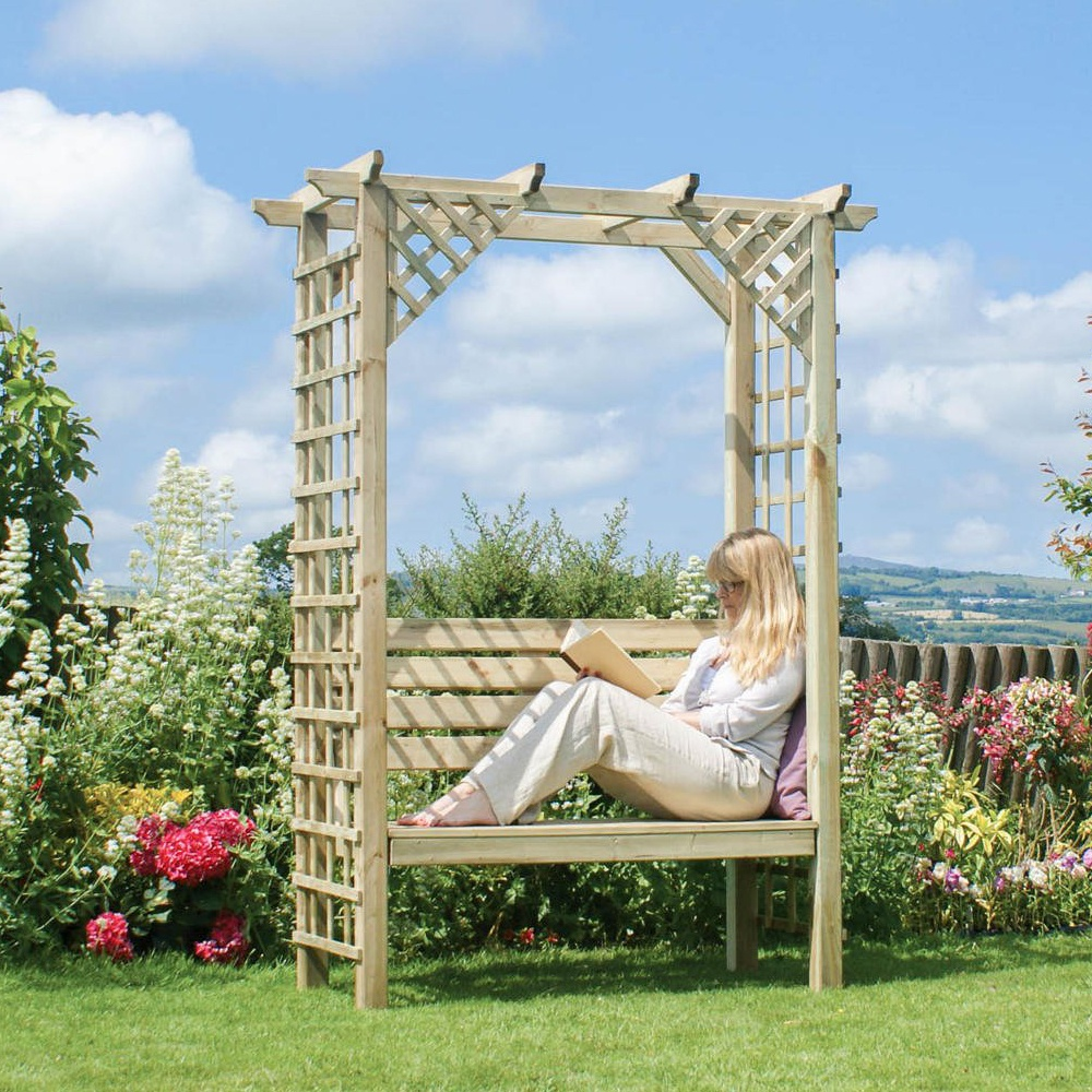 Garden Arbor Bench Design Ideas