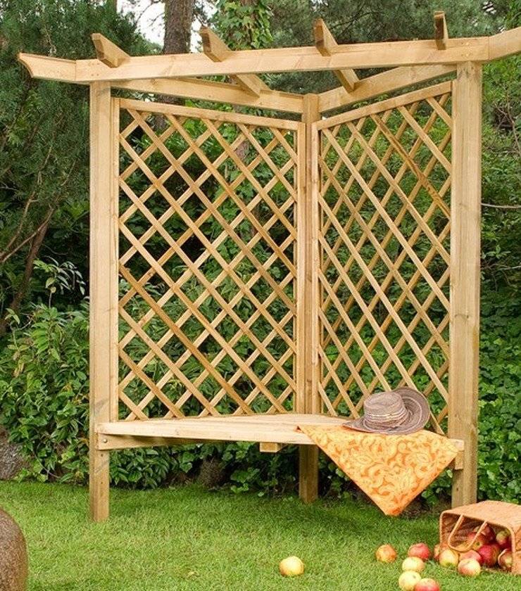 Garden Arbor Bench Design Ideas