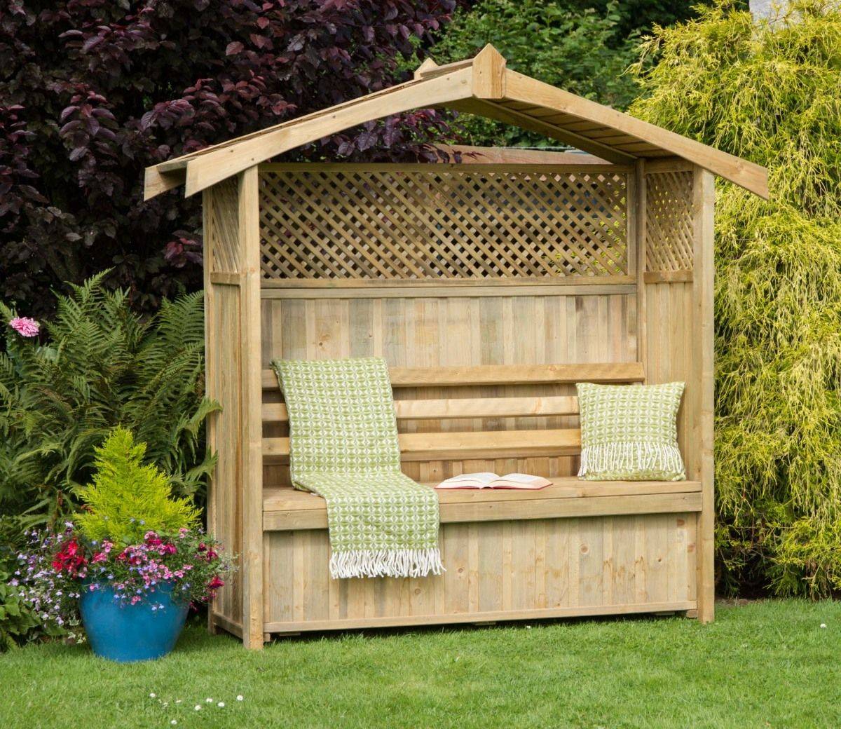 Garden Arbor Bench Design Ideas