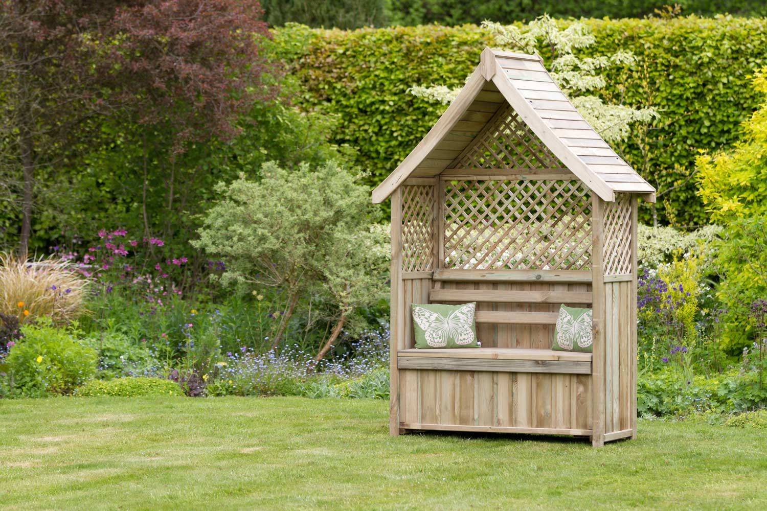 Garden Arbor Bench Design Ideas