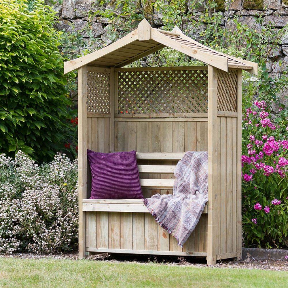 Garden Arbor Bench Design Ideas