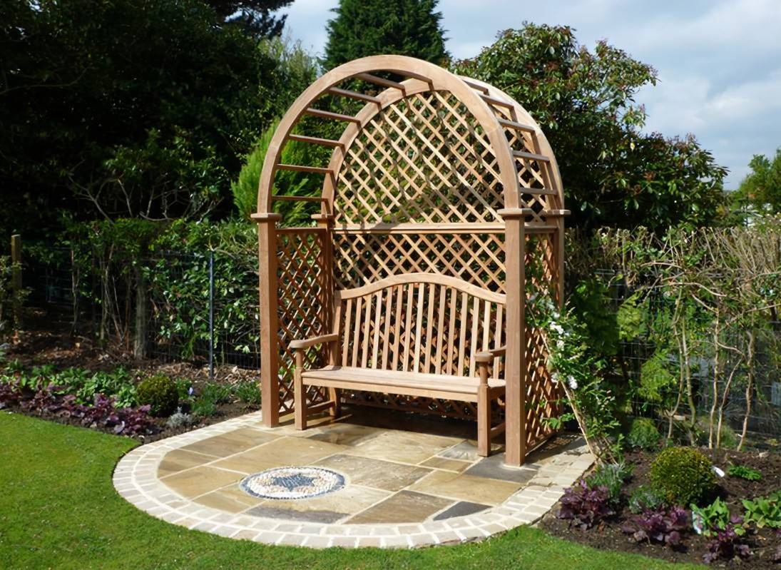 Garden Arbor Bench Design Ideas