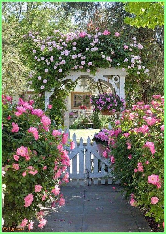 Perfect Cottage Garden Arbor