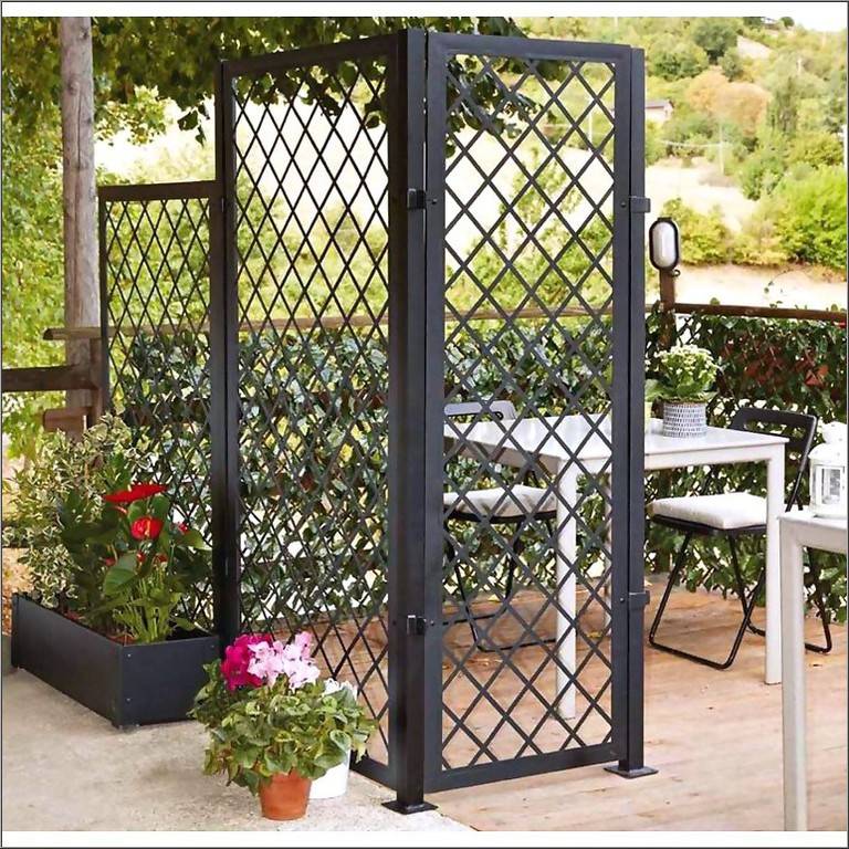 H Potter Metal Garden Trellis Unique Gift Idea