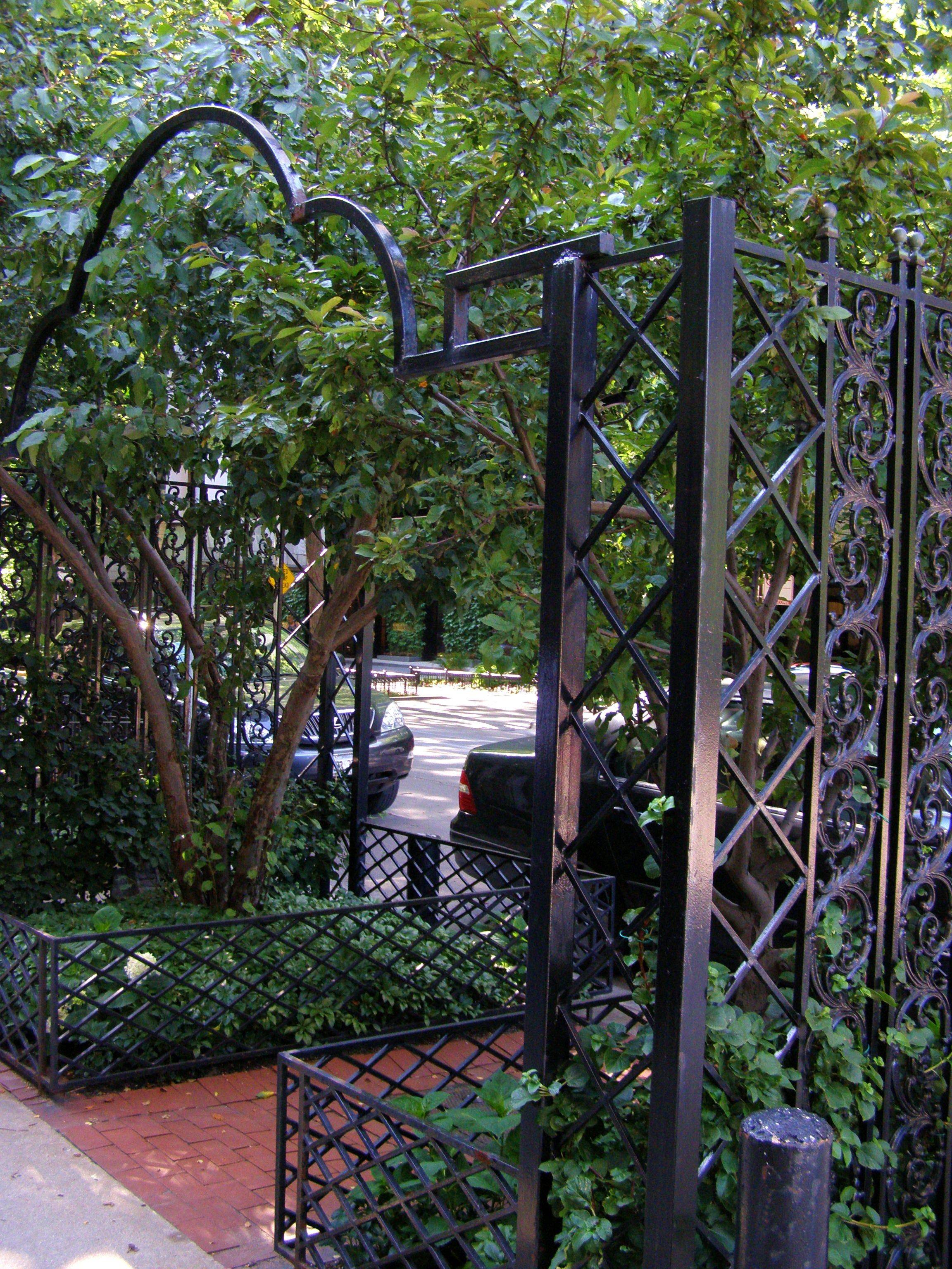 Huge Wrought Iron Square Garden Trellis Wide