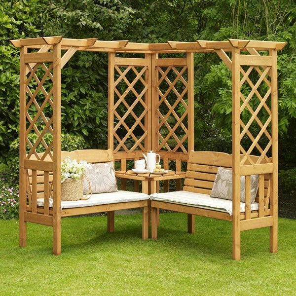 Garden Arbor Bench Design Ideas