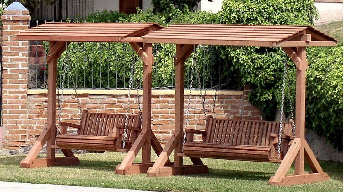 Inspirations Person Natural Cedar Wood Outdoor Swings
