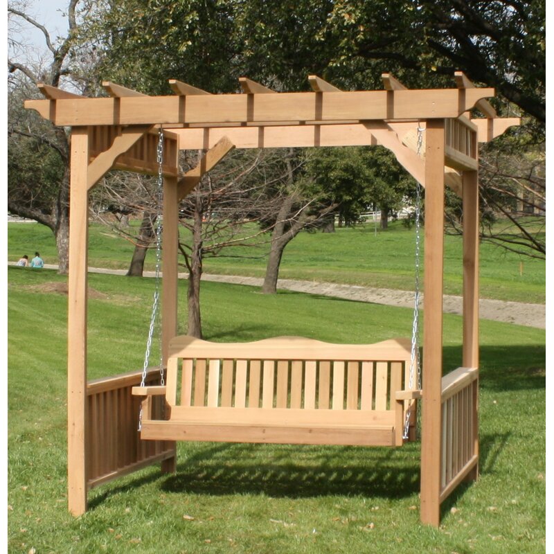 Natural Edged Solid Oak Tree Swing Adult