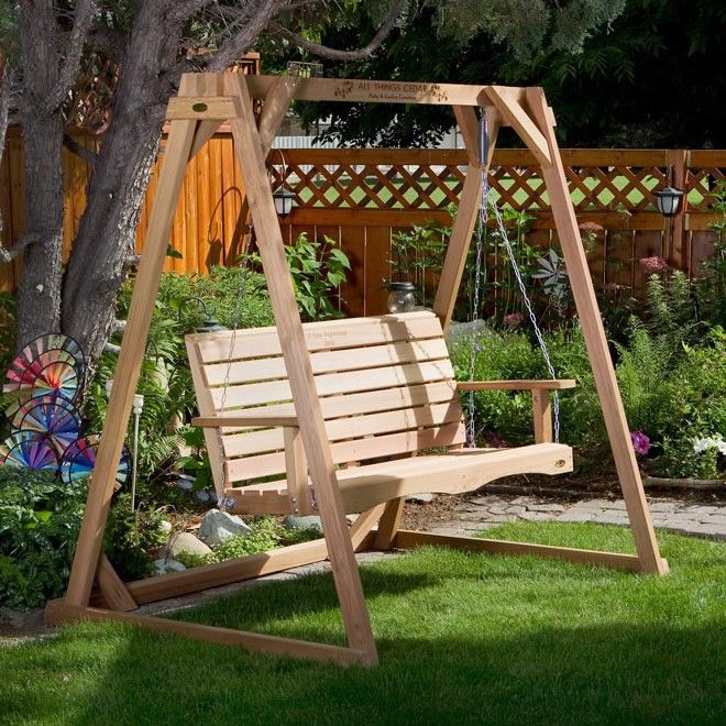 Wooden Garden Swings