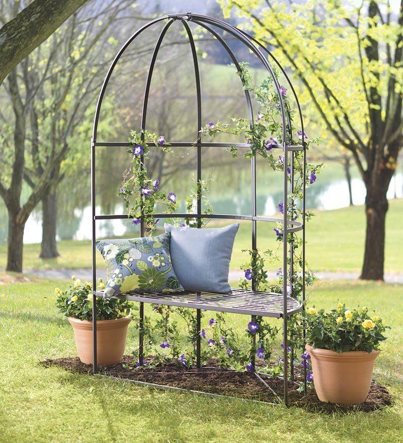 22 Metal Garden Arbors with Benches Ideas You Cannot Miss SharonSable