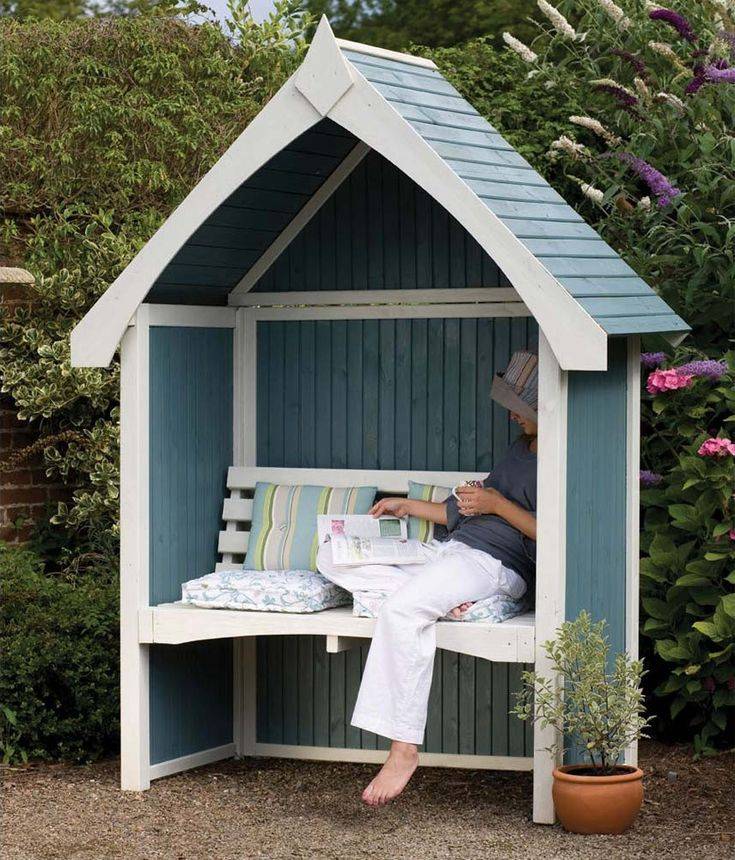 Garden Arbor Bench Design Ideas