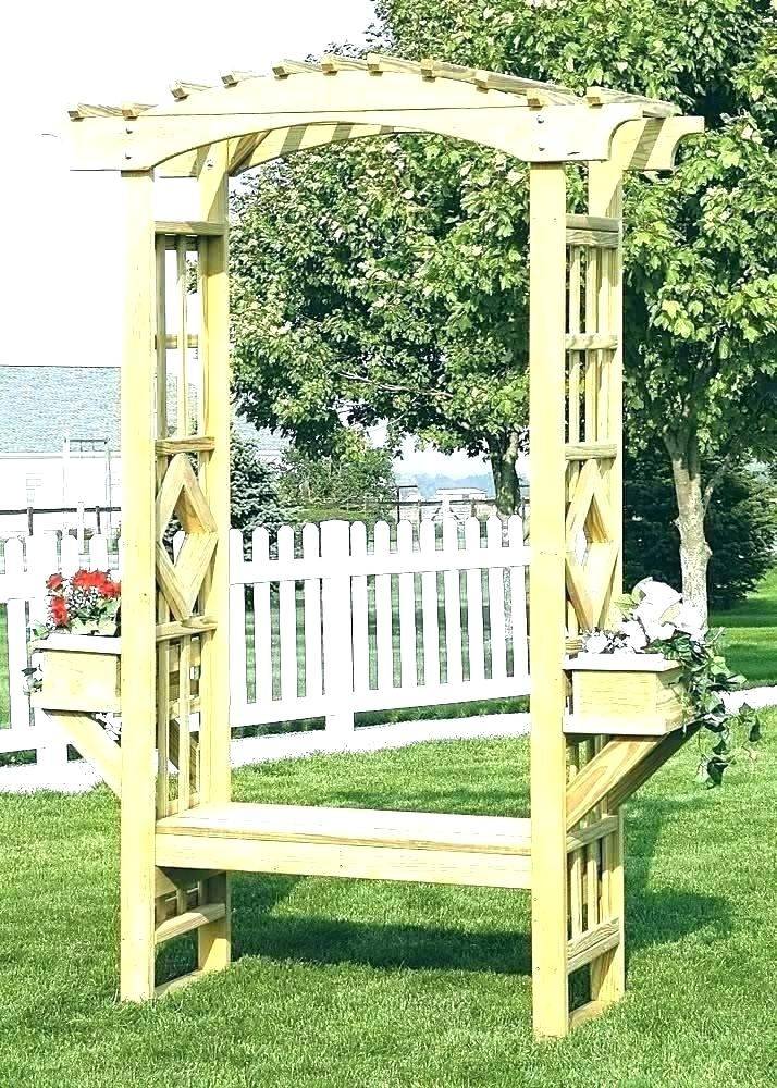 Backyard Sitting Area Diy Arbors Ideas Garden Arbor