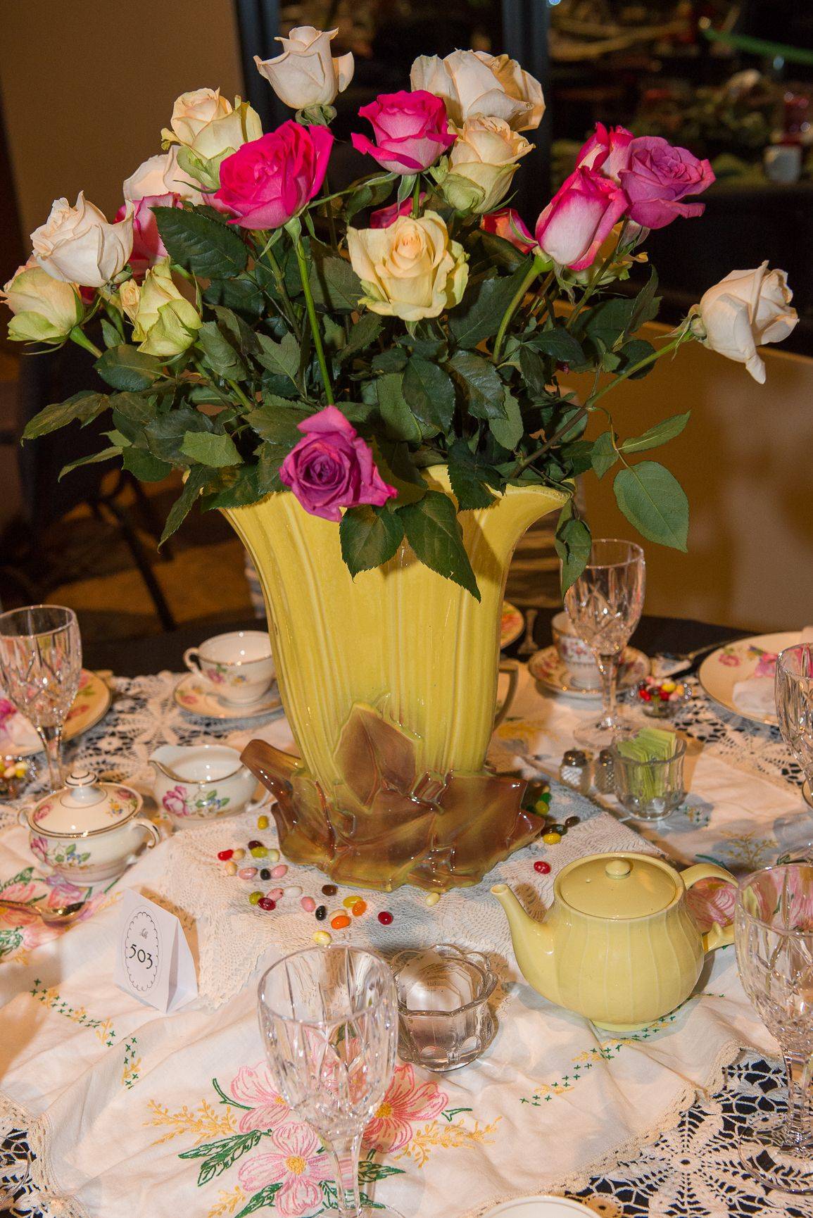 Fairy Garden Tea Party Tablescape