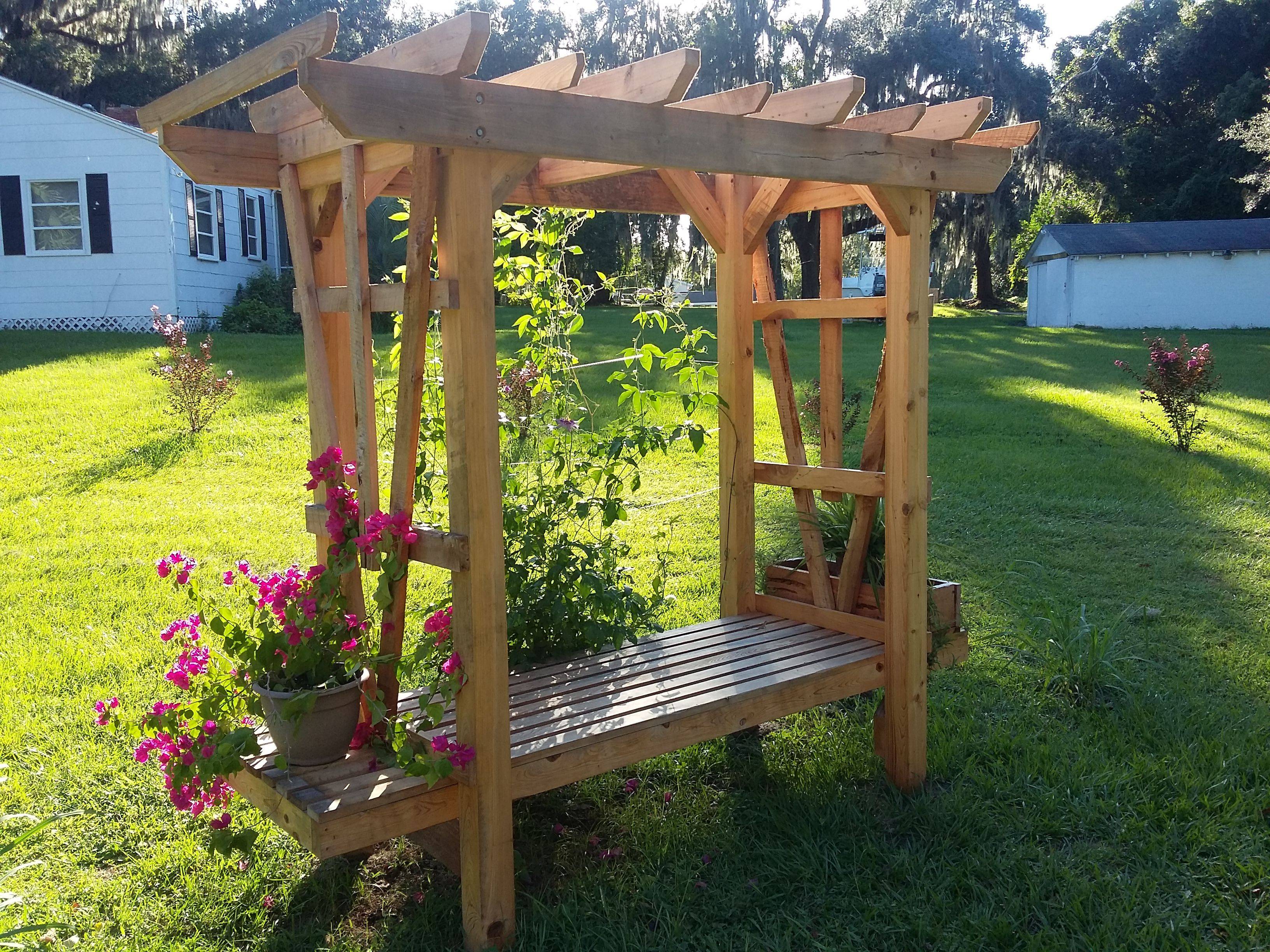 Garden Arbor Bench Design Ideas