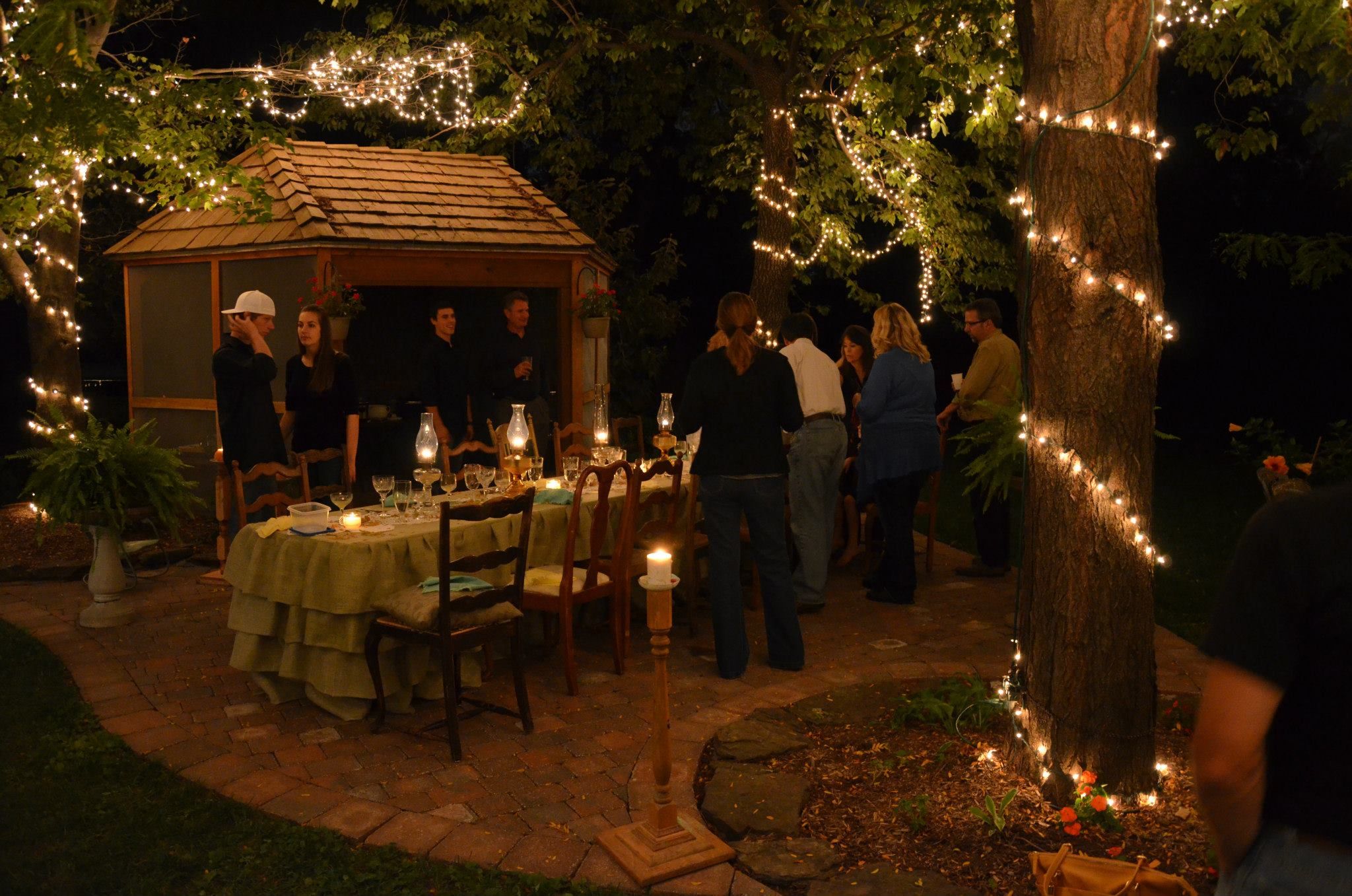 Outdoor Evening Wedding