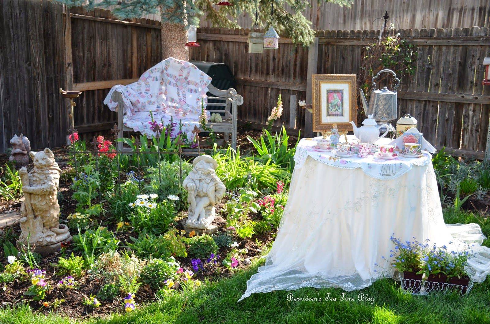 Garden Party Tables Decor Ideas