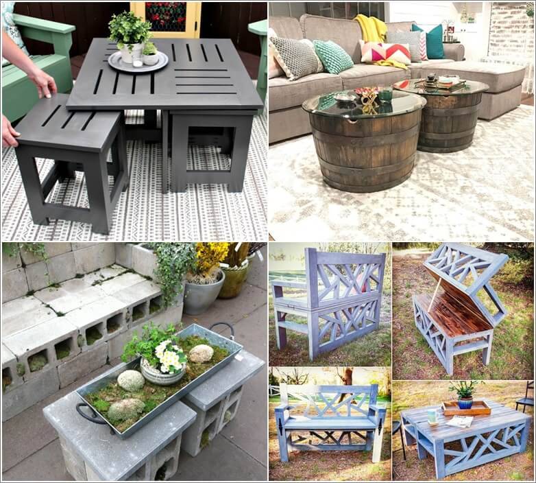 Diy Outdoor Coffee Table Ideas