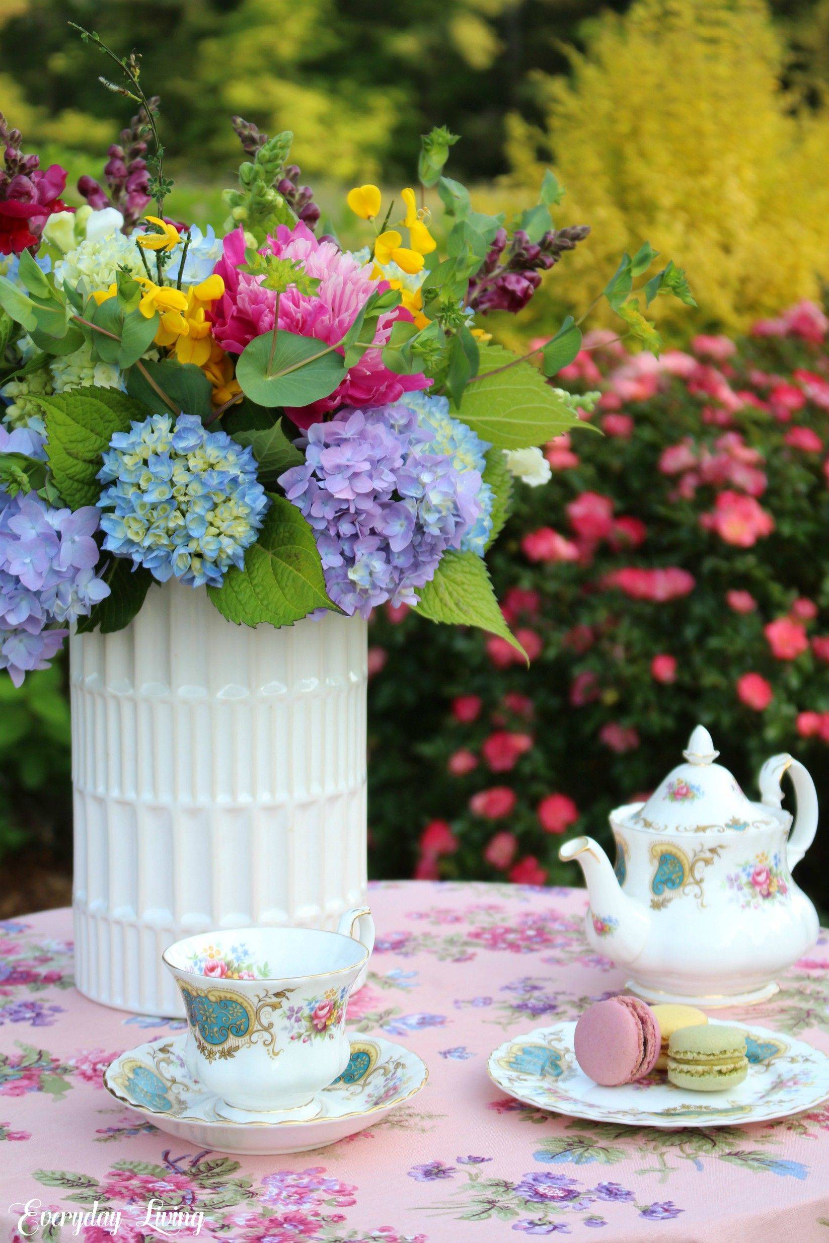 Boho Tea Party Centerpiece