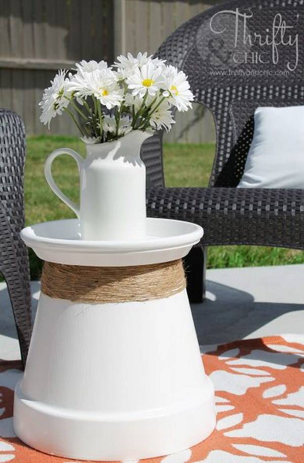 Diy Outdoor Side Table