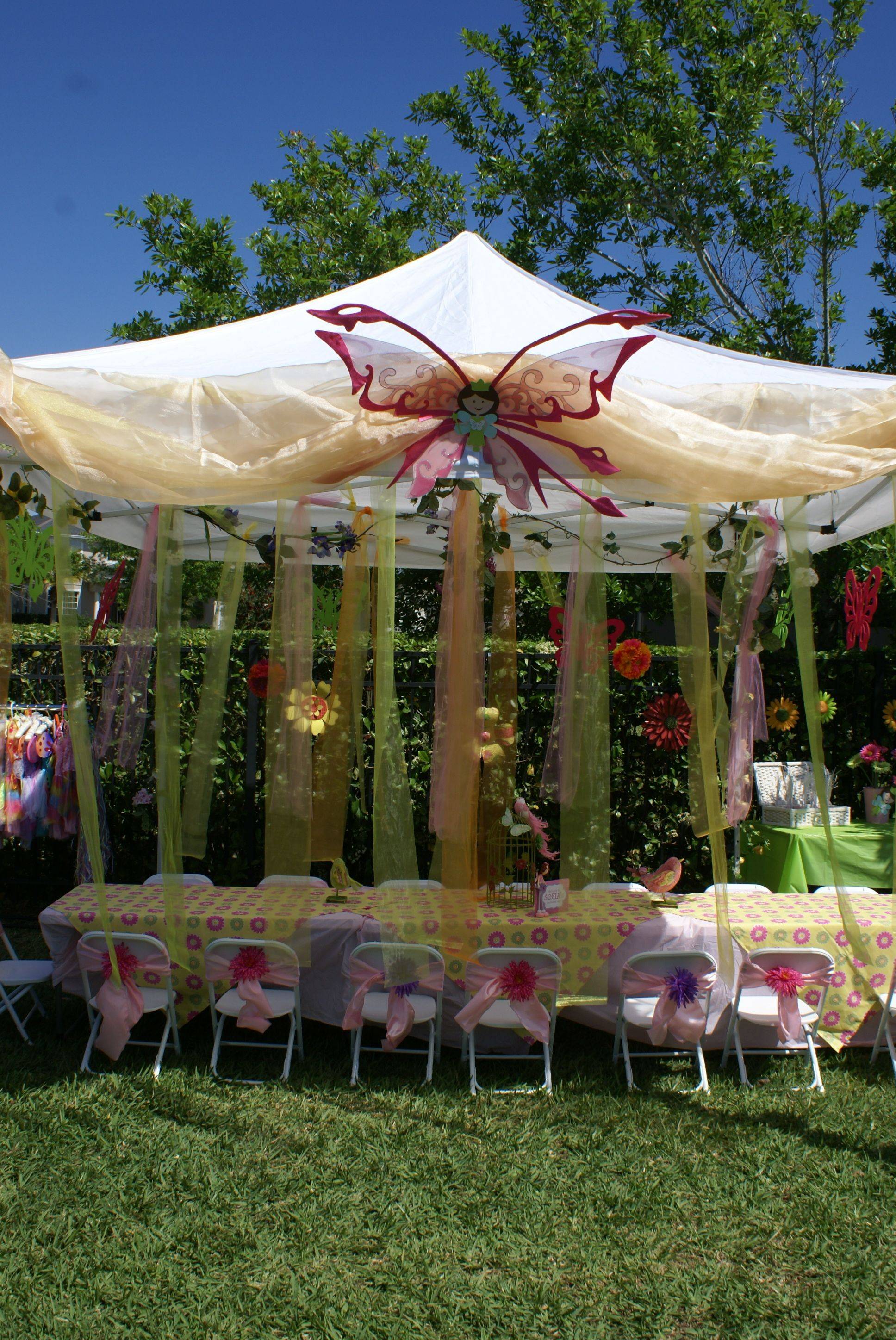 Fairy Garden Tea Party Tablescape