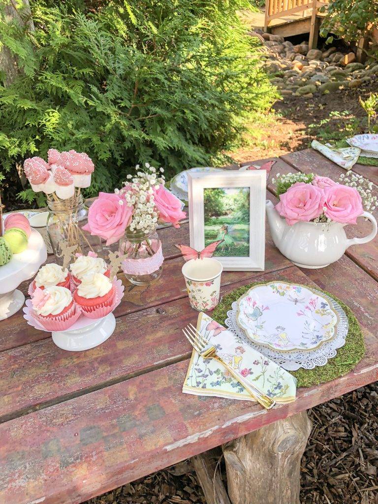 Fairy Garden Tea Party Tablescape