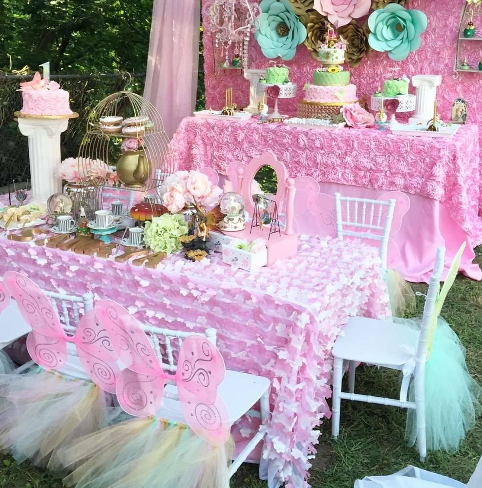 Fairy Tent Tea Party Garden