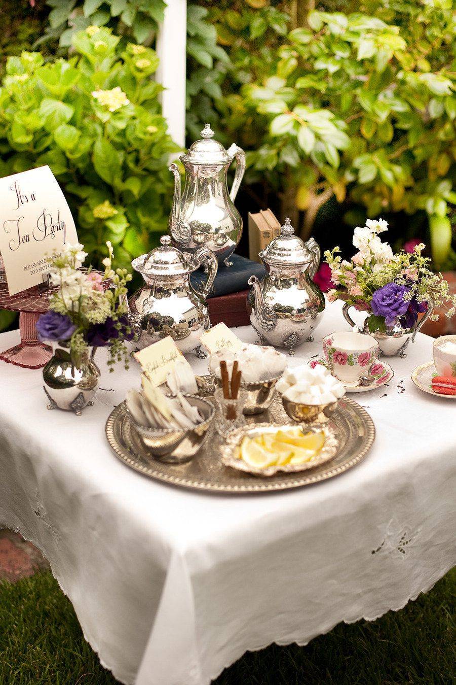 Elegant Garden Tea Party