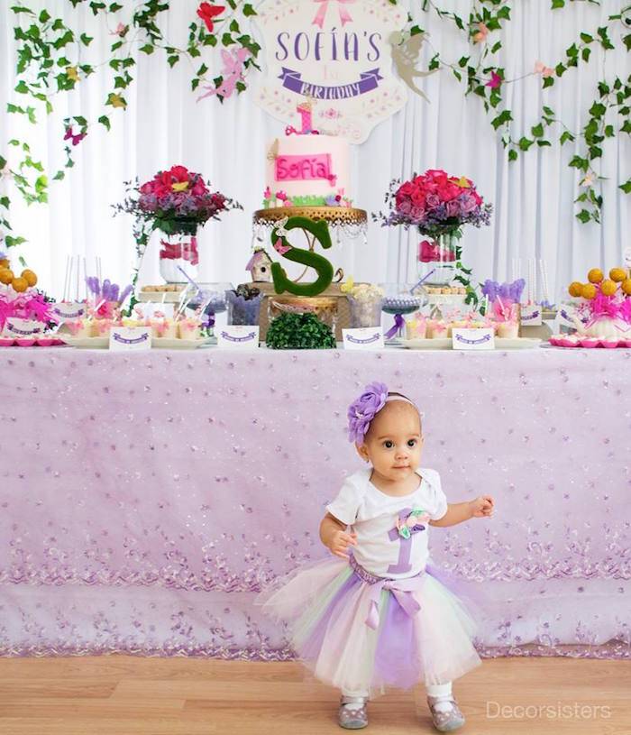 Addisons Floral Garden First Birthday Party
