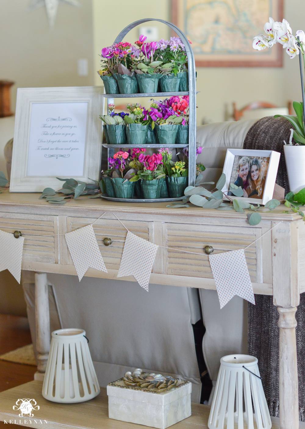 An Indoor Garden Party Bridal Shower