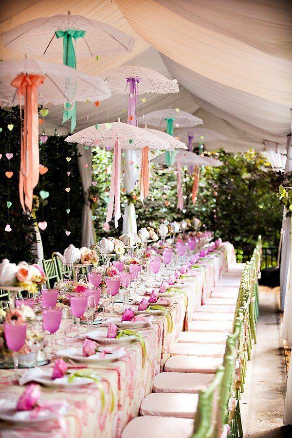 An Indoor Garden Party Bridal Shower