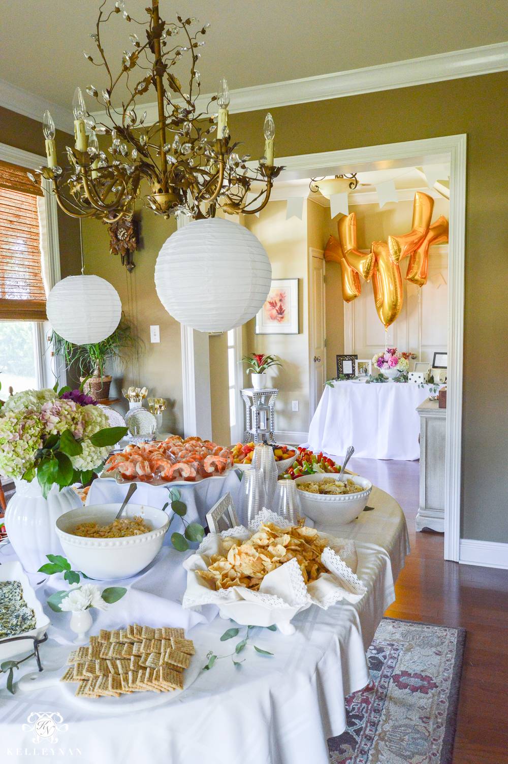 An Indoor Garden Party Bridal Shower