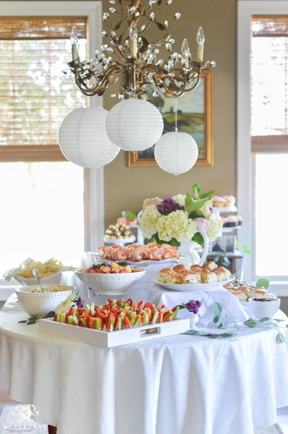 An Indoor Garden Party Bridal Shower