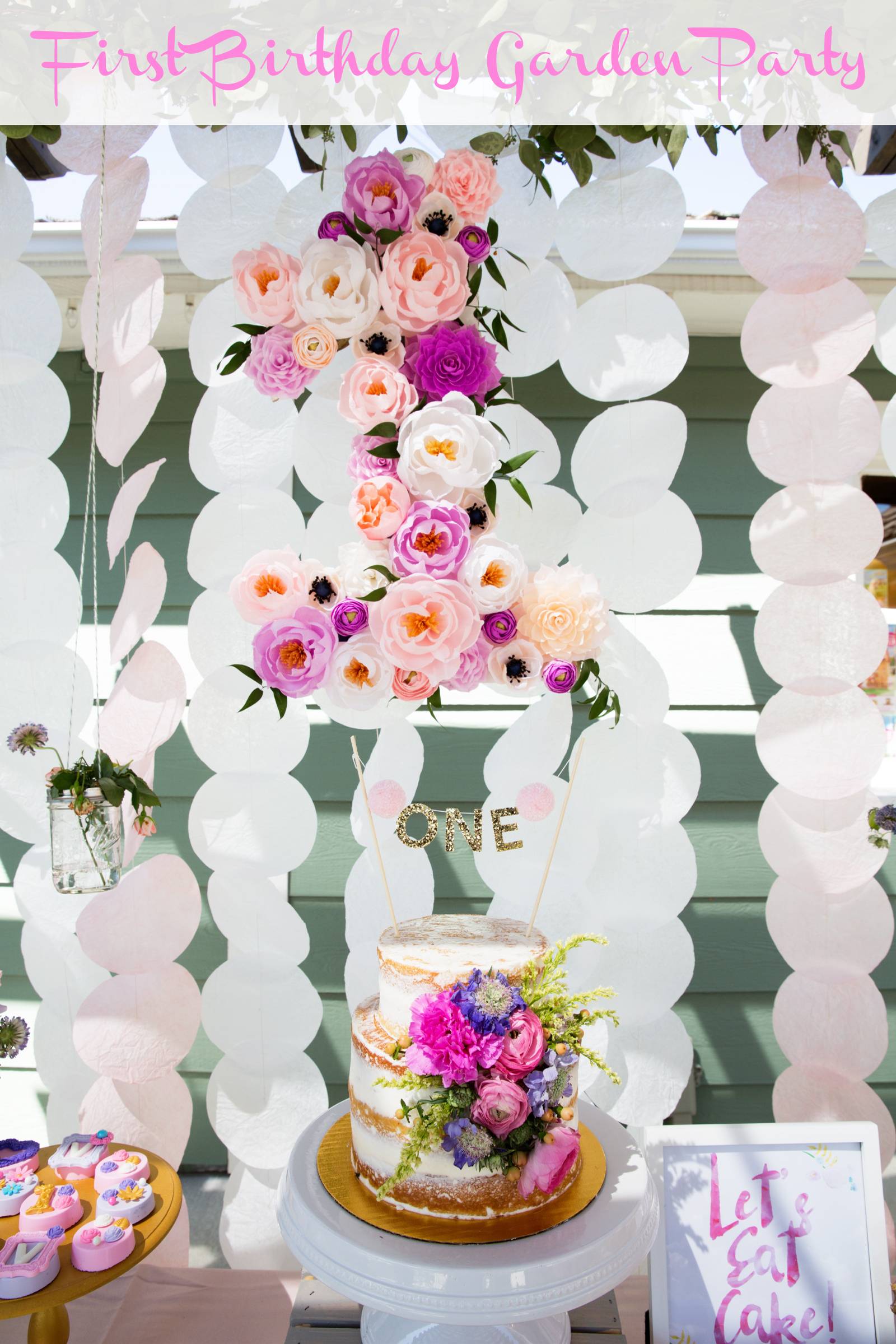 Floral Chandeliers Tropical Garden Party