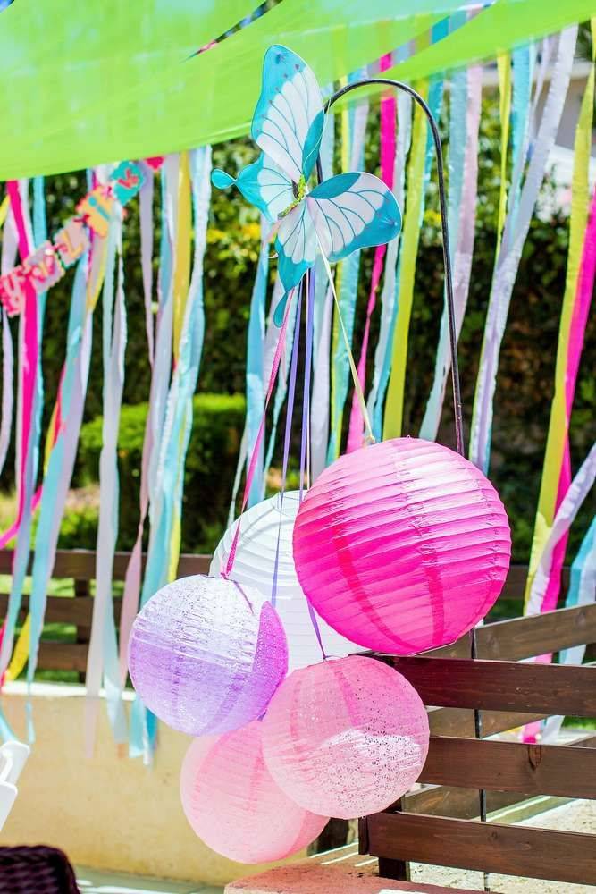 Karas Party Ideas Pastel Butterfly Garden Party