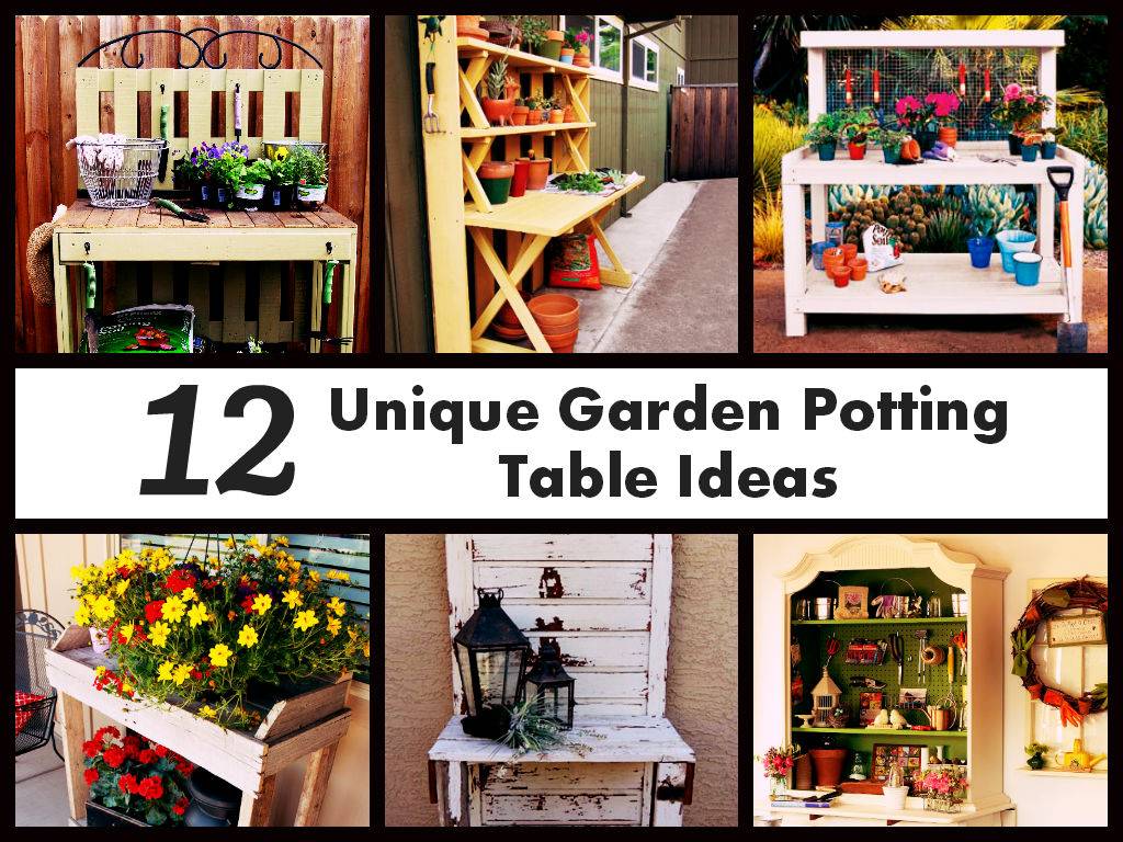 Plant Unique Outdoor Dining Table
